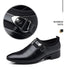 Elegant Slip-On Brogue Dress Shoes for Men - Formal Wedding Office Loafers